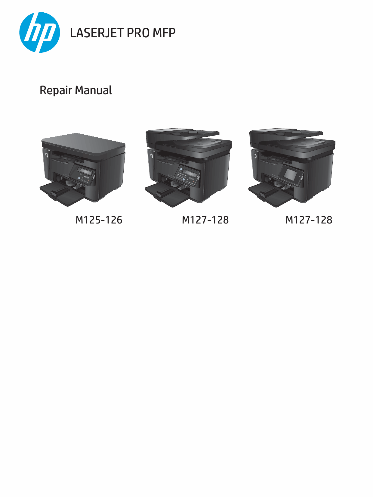 HP LaserJet Pro-MFP M125 M126 M127 M128 Parts and Repair Guide PDF download-1